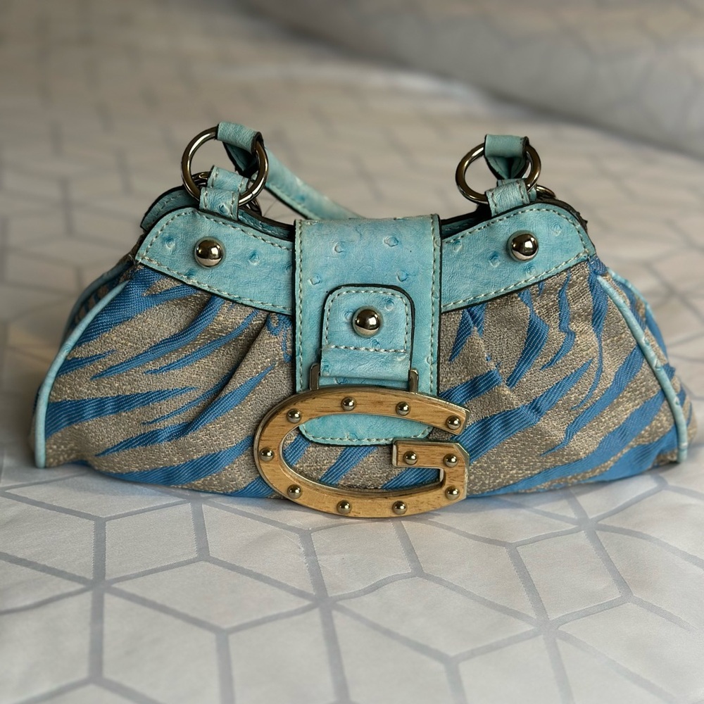 Vintage GUESS Animal Print Handbag